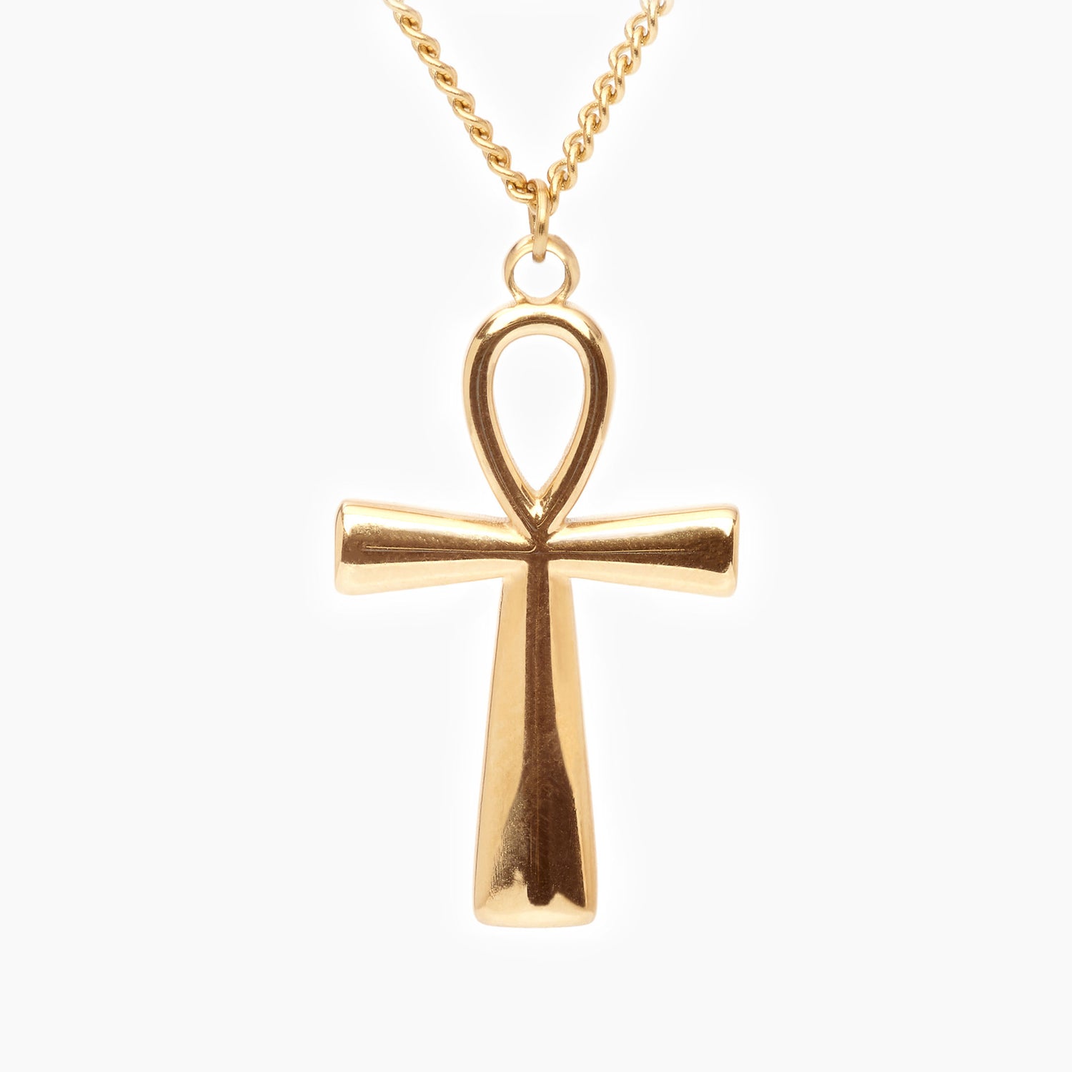 Gouden Ketting met Ankh Hanger