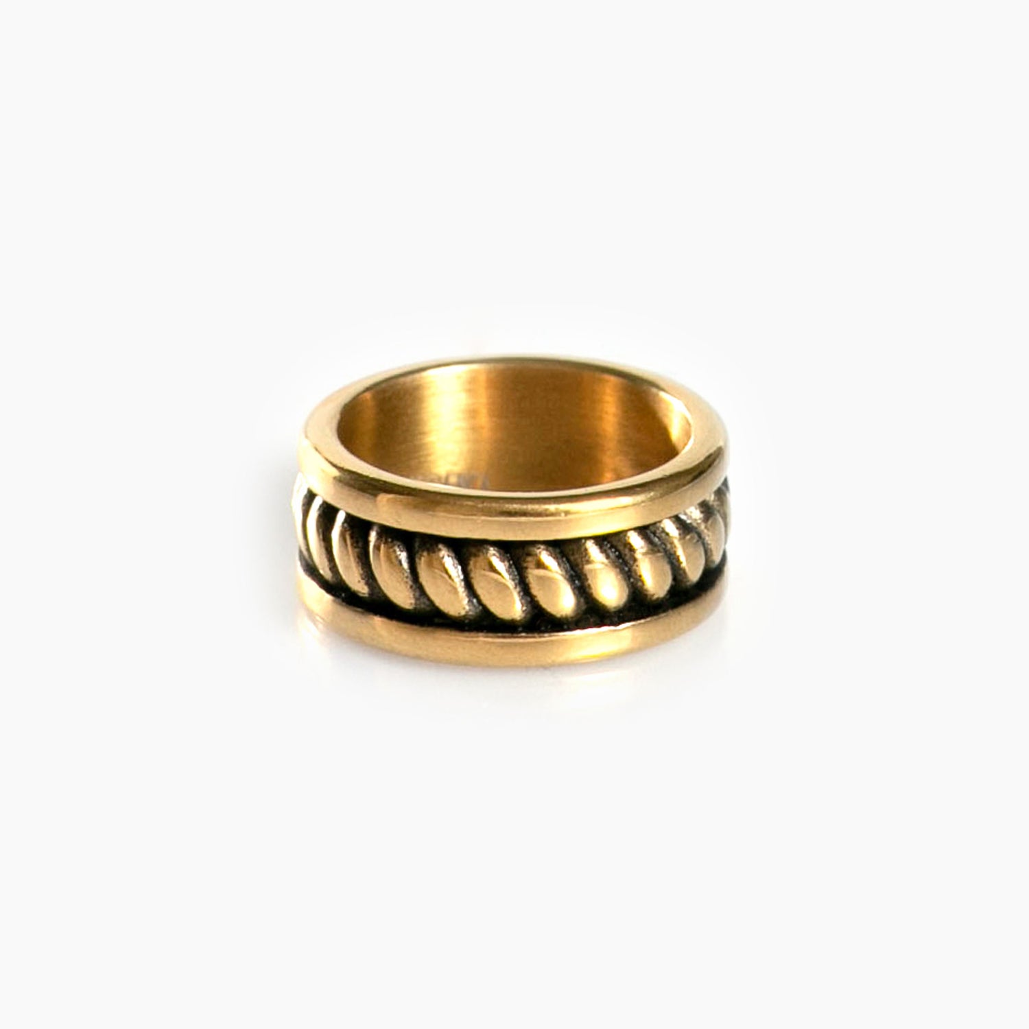 Gouden Ring met Touwmotief