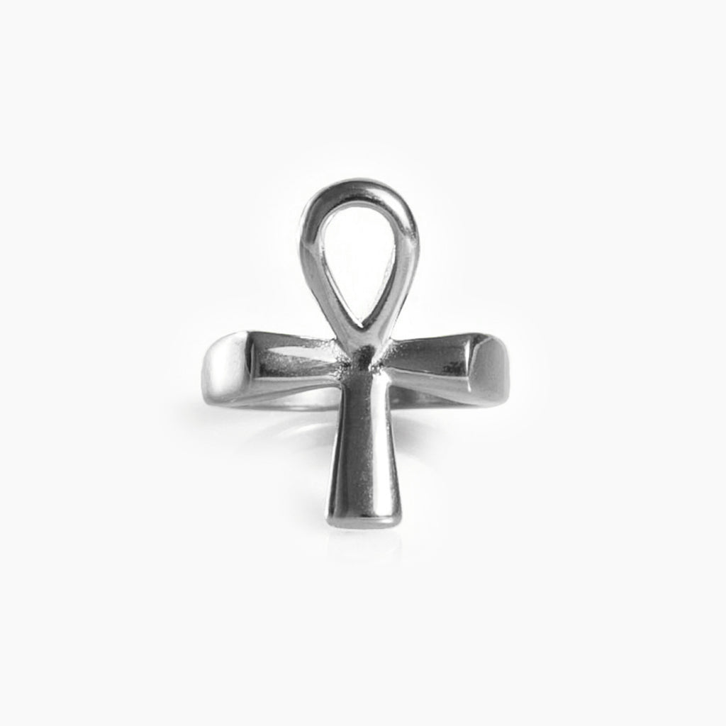 Ankh Ring Silver