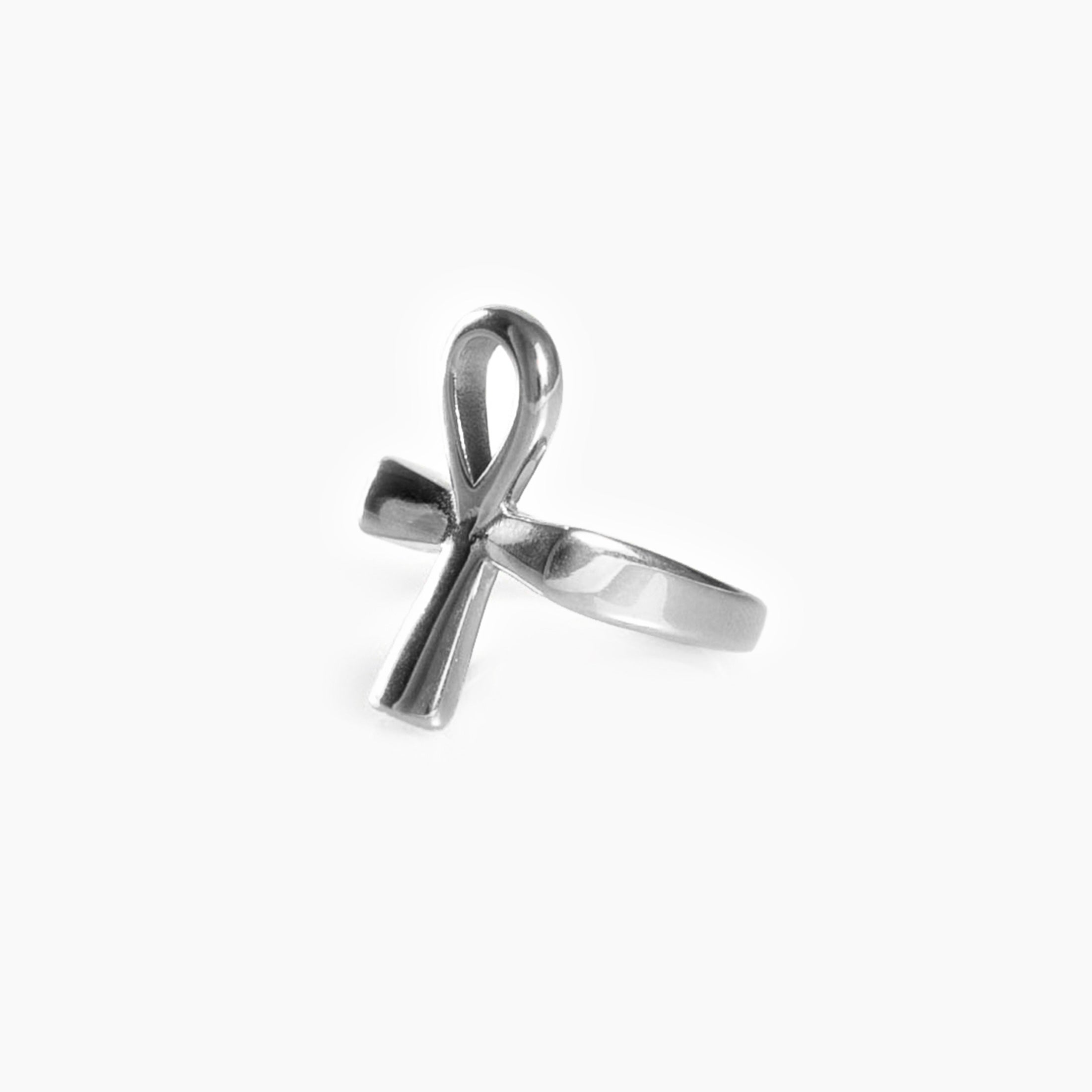 Ankh Ring Silver
