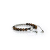 Tiger Eye Beads Bracelet with Marenca Beads, back view