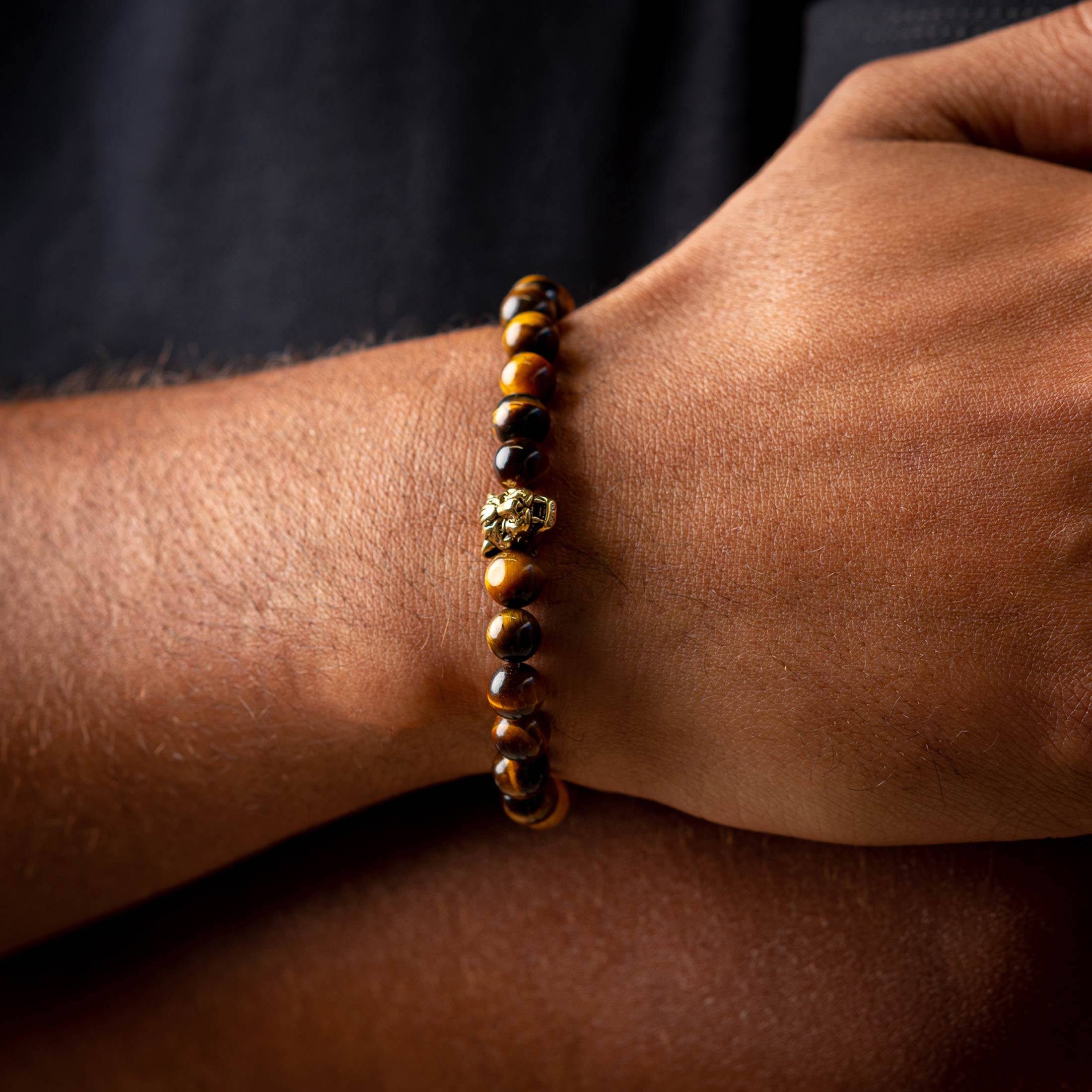Tiger Eye Bracelet Gold