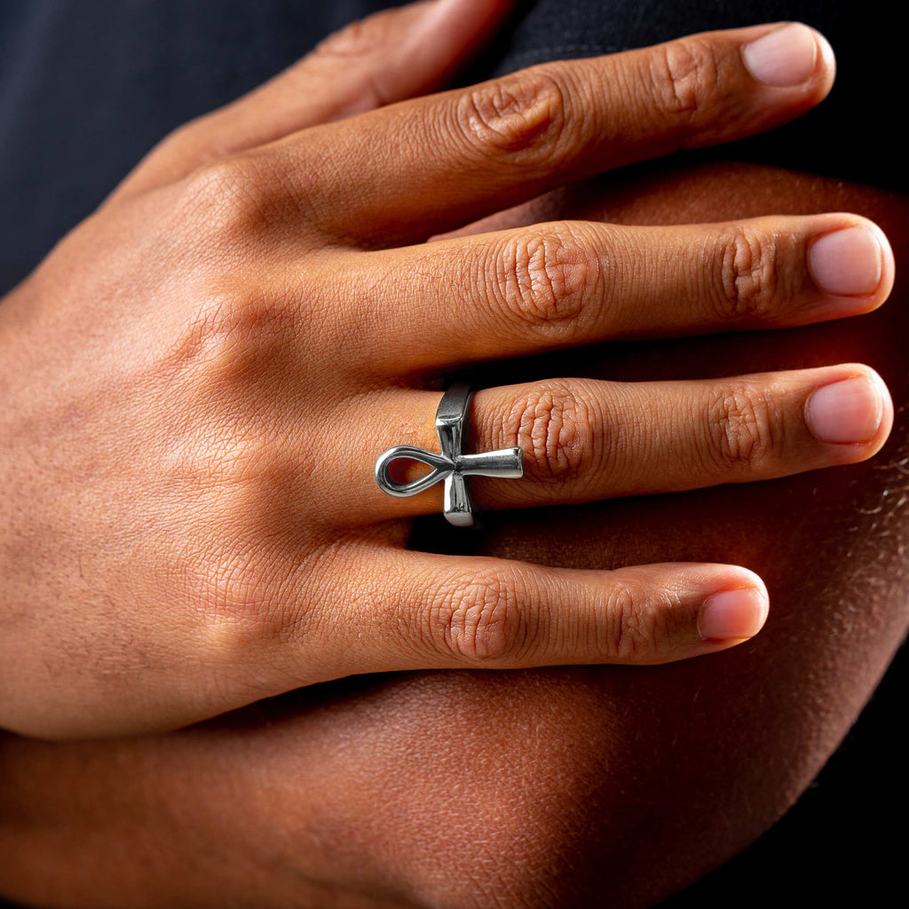 Ankh Ring Silver