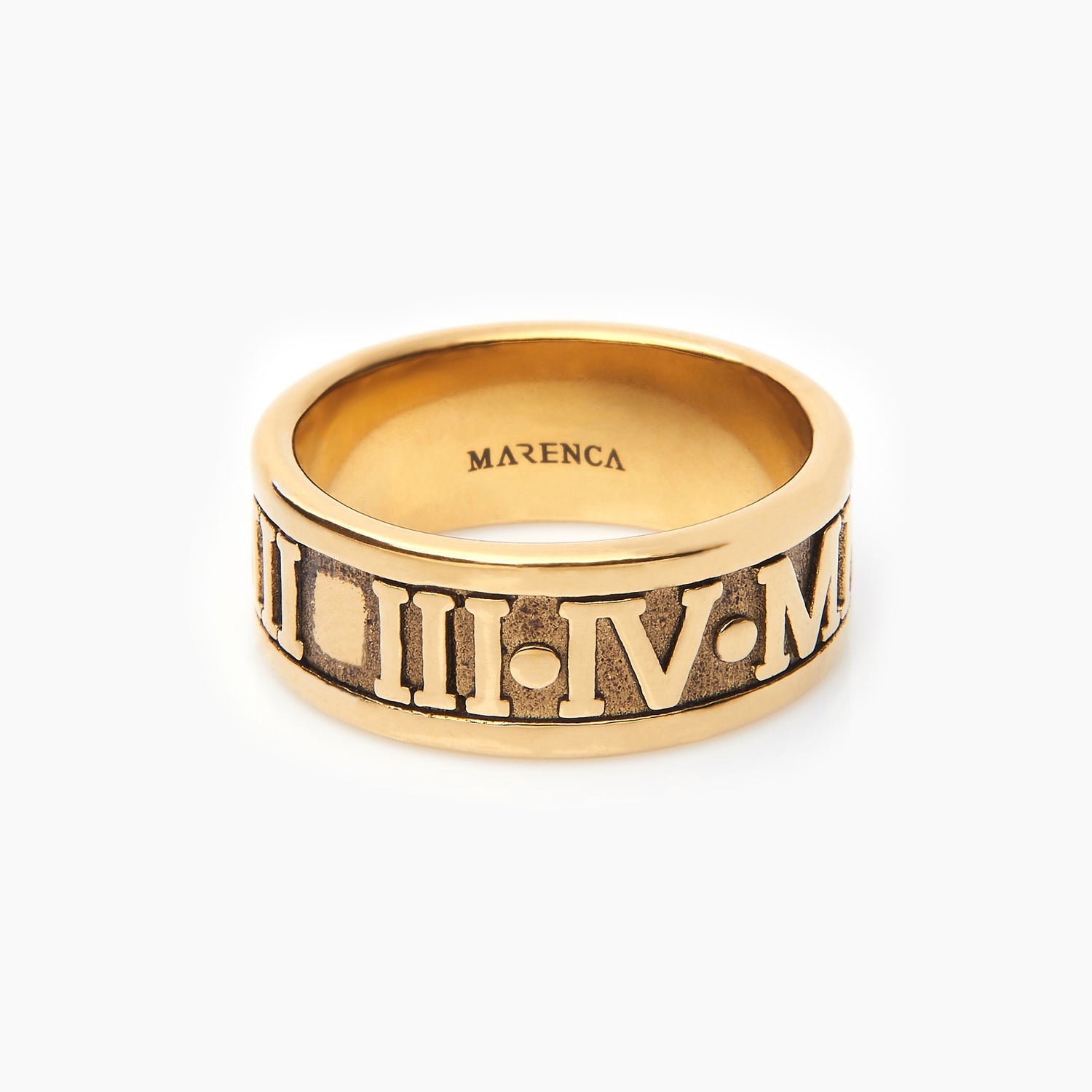 Gouden Ring met Romeinse Cijfers