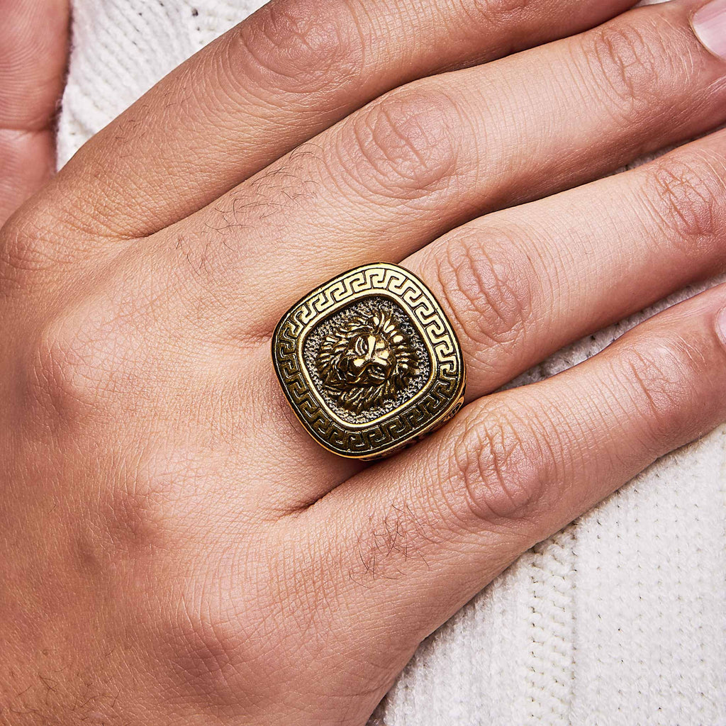 Lion Signet Ring